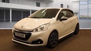 Peugeot 208 1.6 THP GTi White 3dr RARE CAR+STUNNING+PART LEATHER