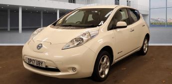 NISSAN LEAF 24kWh Acenta Electric Automatic White 5dr LOWMILES+SATNAV