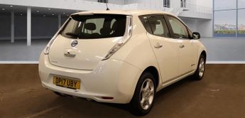 NISSAN LEAF 24kWh Acenta Electric Automatic White 5dr LOWMILES+SATNAV