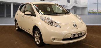 NISSAN LEAF 24kWh Acenta Electric Automatic White 5dr LOWMILES+SATNAV