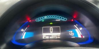 NISSAN LEAF 24kWh Acenta Electric Automatic White 5dr LOWMILES+SATNAV