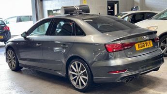 AUDI A3 1.5 TFSI CoD Black Edition Grey Automatic 4dr STUNNING+LEATHER+N