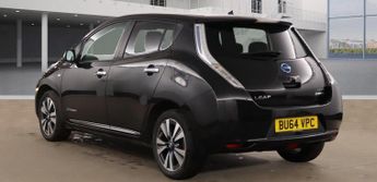 NISSAN LEAF 24kWh Tekna Electric Automatic Black 5dr LOW TAX+LEATHER+SATNAV