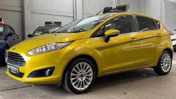 Ford Fiesta 1.0 T EcoBoost Titanium Yellow 5dr 1 KEEPER+LOW TAX+12 STAMPS