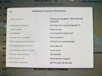 TESLA MODEL 3 Standard Range Plus