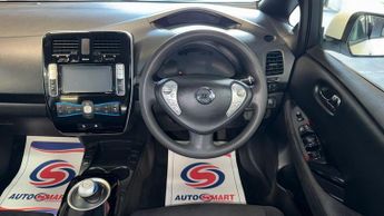 NISSAN LEAF 24kWh Acenta Electric Automatic White 5dr LOWTAX+SATNAV+CRUISE