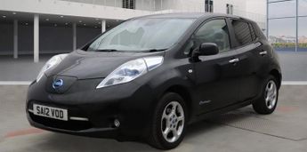 Nissan Leaf 24kWh Electric Automatic Black 5dr LOW TAX+SATNAV