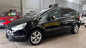 Ford S-Max 2.0 TDCi Titanium Diesel Black 7 Seater 5dr 14 STAMPS+CRUISE