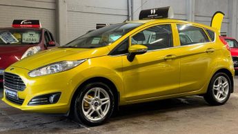 Ford Fiesta 1.0 T EcoBoost Zetec Yellow 5dr LOWTAX+BLUETOOTH