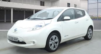 Nissan Leaf 24kWh Tekna Electric Automatic White 5dr SATNAV+LEATHER+LOWMILES