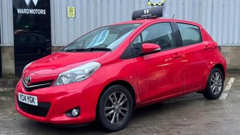 Toyota Yaris 1.4 D-4D Icon Plus Diesel Red 5dr LOWTAX+CRUISE+REVERSE CAM