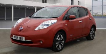 Nissan Leaf 24kWh Tekna Electric Automatic Red 5dr LOW TAX+LEATHER+SATNAV