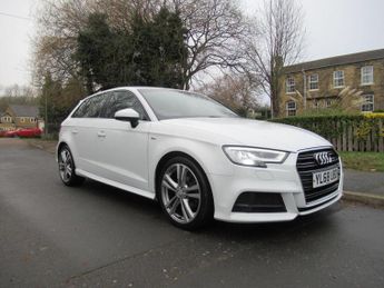 Audi A3 1.6 TDI 30 S line Sportback S Tronic Euro 6 (s/s) 5dr