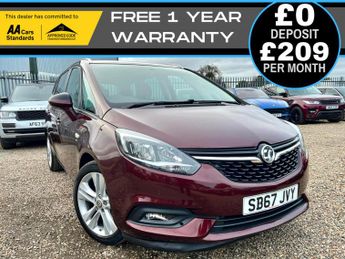 Vauxhall Zafira 1.4i Turbo SRi Nav MPV 5dr Petrol Auto Euro 6