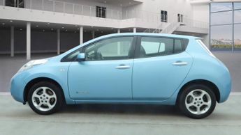 NISSAN LEAF 24kWh Acenta Automatic Electric Blue 5dr LOWTAX+SATNAV