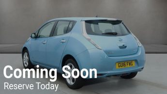 NISSAN LEAF 24kWh Acenta Automatic Electric Blue 5dr LOWTAX+SATNAV