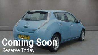 NISSAN LEAF 24kWh Acenta Automatic Electric Blue 5dr LOWTAX+SATNAV