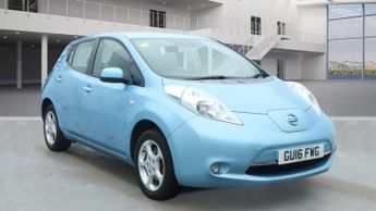 NISSAN LEAF 24kWh Acenta Automatic Electric Blue 5dr LOWTAX+SATNAV