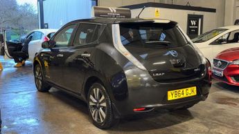 NISSAN LEAF 24kWh Tekna Electric Automatic Black 5dr LOW TAX+LEATHER+SATNAV