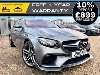 Mercedes E Class 4.0 E63 V8 BiTurbo AMG (Premium) Saloon 4dr Petrol SpdS MCT 4MAT