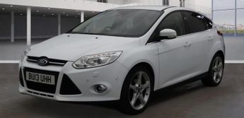 Ford Focus 1.0 T EcoBoost Titanium X White 5dr 1 OWNER+LOWTAX+SATNAV