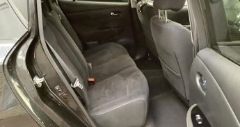 NISSAN LEAF 30kWh Acenta Electric Automatic Black 5dr SATNAV+LOWTAX