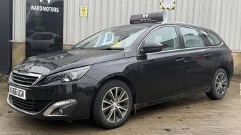 Peugeot 308 1.6 BlueHDi Allure Diesel Estate Black 5dr LOWTAX+SNAV+BELTDONE+