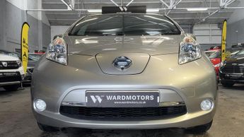 NISSAN LEAF 30kWh Tekna Electric Automatic Silver 5dr SATNAV+HEATEDLEATHER+8