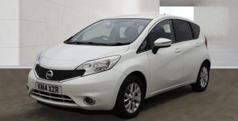 Nissan Note 1.5 dCi Acenta Premium Diesel White 5dr LOWTAX+SATNAV+7 STAMPS