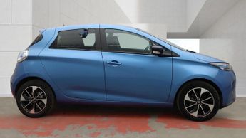 RENAULT ZOE i Dynamique Nav Q90 Z.E. 40kwh Quick Charge Blue 5dr 1 OWNER+SAT