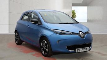 RENAULT ZOE i Dynamique Nav Q90 Z.E. 40kwh Quick Charge Blue 5dr 1 OWNER+SAT