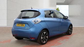 RENAULT ZOE i Dynamique Nav Q90 Z.E. 40kwh Quick Charge Blue 5dr 1 OWNER+SAT