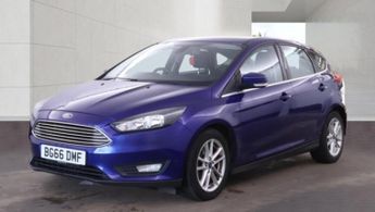 FORD FOCUS 1.0 T EcoBoost Zetec Blue 5dr SATNAV+LOWTAX+9 STAMPS