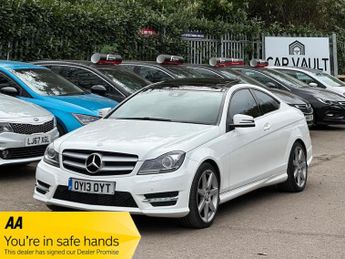 Mercedes C Class 1.6 C180 BlueEfficiency AMG Sport G-Tronic+ Euro 5 (s/s) 2dr