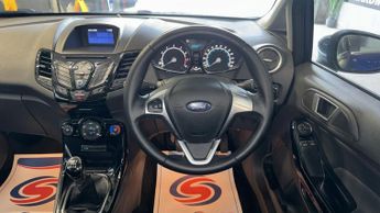 FORD FIESTA 1.0 T EcoBoost Zetec Blue 5dr LOWTAX+8 STAMPS+1 KEEPER