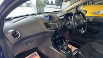 FORD FIESTA 1.0 T EcoBoost Zetec Blue 5dr LOWTAX+8 STAMPS+1 KEEPER