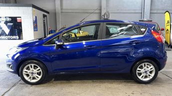 FORD FIESTA 1.0 T EcoBoost Zetec Blue 5dr LOWTAX+8 STAMPS+1 KEEPER