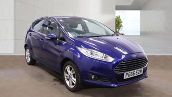 FORD FIESTA 1.0 T EcoBoost Zetec Blue 5dr LOWTAX+8 STAMPS+1 KEEPER