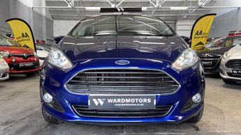 FORD FIESTA 1.0 T EcoBoost Zetec Blue 5dr LOWTAX+8 STAMPS+1 KEEPER