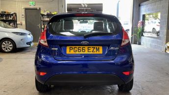 FORD FIESTA 1.0 T EcoBoost Zetec Blue 5dr LOWTAX+8 STAMPS+1 KEEPER