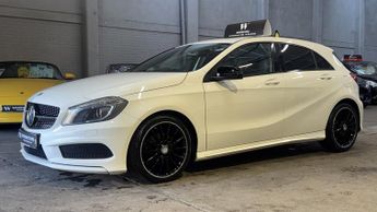 Mercedes A Class 1.5 A180 CDI AMG Night Edition Diesel White 5dr LOWTAX+SATNAV+ST
