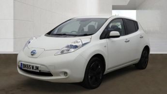 NISSAN LEAF 24kWh Tekna Electric Automatic White 5dr LOWTAX+SATNAV+LEATHER