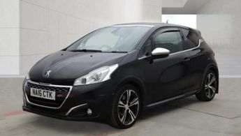 Peugeot 208 1.6 THP GTi Prestige Black 3dr PANROOF+SATNAV+8 STAMPS