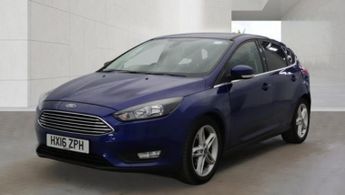 Ford Focus 1.0 T EcoBoost Zetec Blue 5dr LOWTAX+SATNAV+8 STAMPS