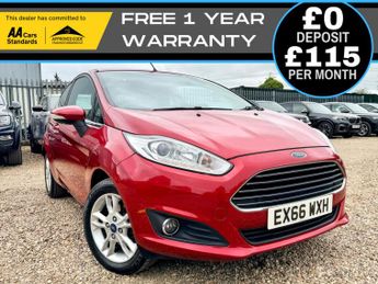 Ford Fiesta 1.25 Zetec Hatchback 3dr Petrol Manual Euro 6