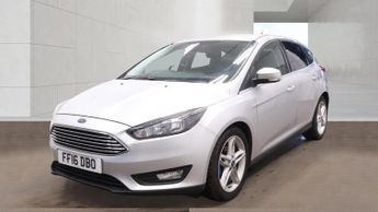 Ford Focus 1.5 TDCi Zetec Diesel Silver 5dr LOW TAX+SATNAV+9 STAMPS
