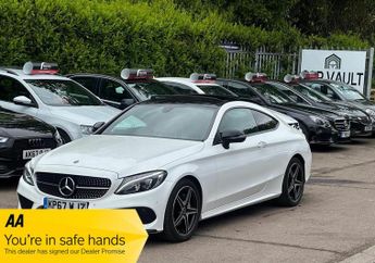Mercedes C Class 2.1 C220d AMG Line (Premium) G-Tronic+ Euro 6 (s/s) 2dr