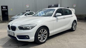 BMW 116 1.5 116d Sport 5-Door Diesel White 5dr LOWTAX+SATNAV+9 STAMPS