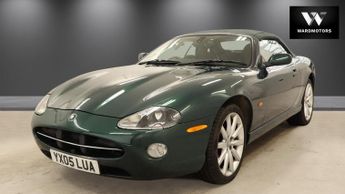 JAGUAR XK8 4.2 Automatic Green Convertible 2dr 16 STAMPS+LEATHER+SATNAV