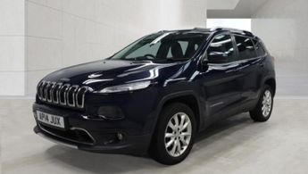 Jeep Cherokee 2.0 CRD Limited Diesel 4WD Blue 5dr 1 OWNER+SATNAV+LEATHER